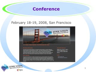 Conference February 18-19, 2008, San Francisco 