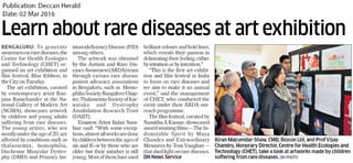 Learn about rare diseases at art exhibition