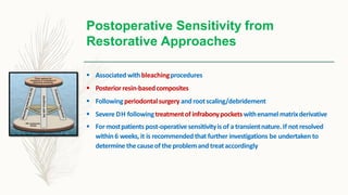 Dentin hypersensitivity | PPTX