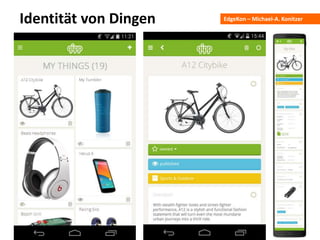 EdgeKon – Michael-A. KonitzerIdentität von Dingen
 