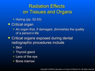 Dh 111 radiation biology (ch.4) power point | PPT