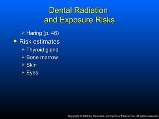 Dh 111 radiation biology (ch.4) power point | PPT