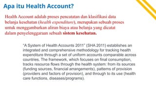 DHA District Healt Account, pencatatan dan klasifikasi data belanja ...