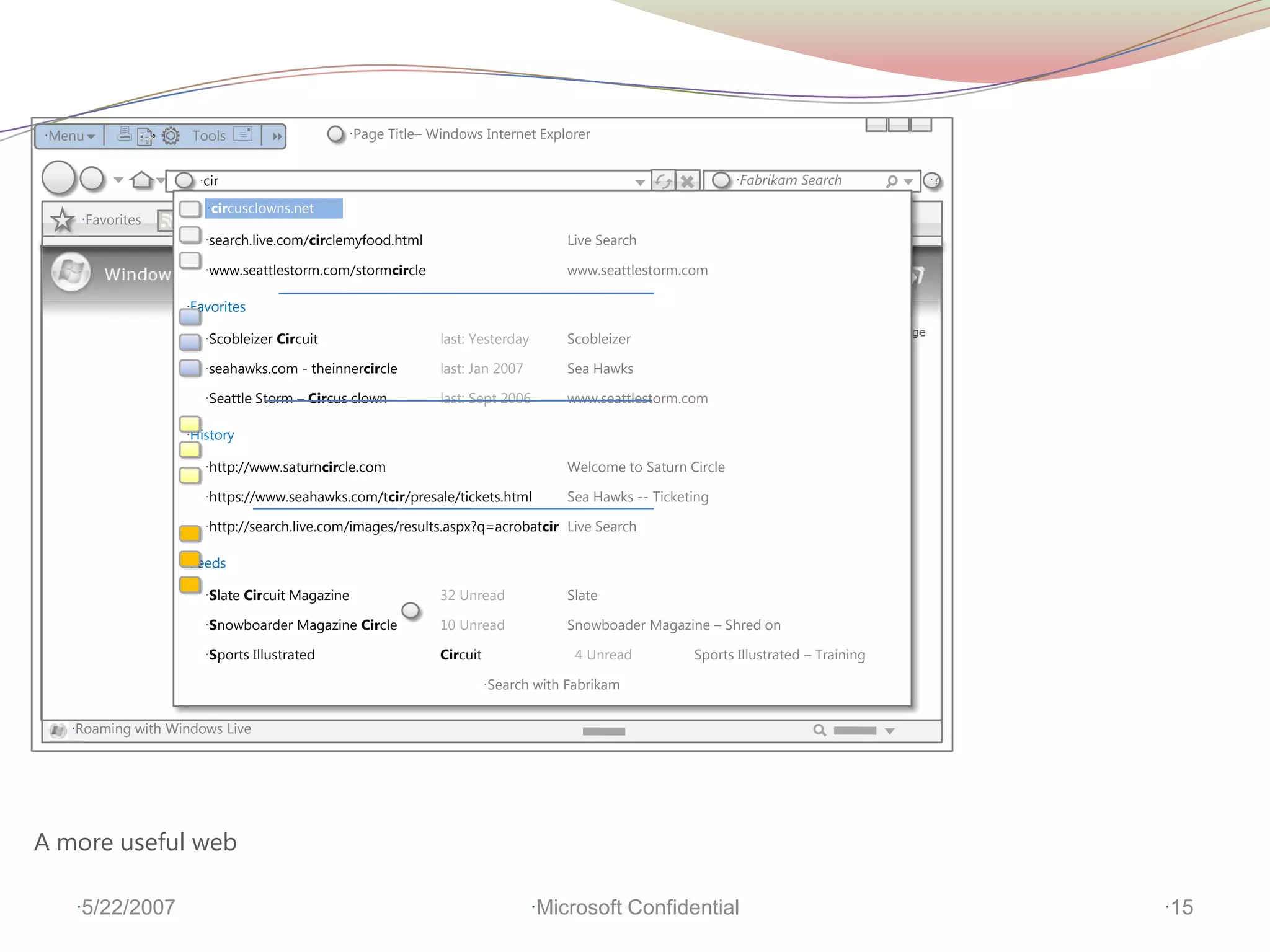 IE8 FireStarter - Keynote - Creating Value with IE8