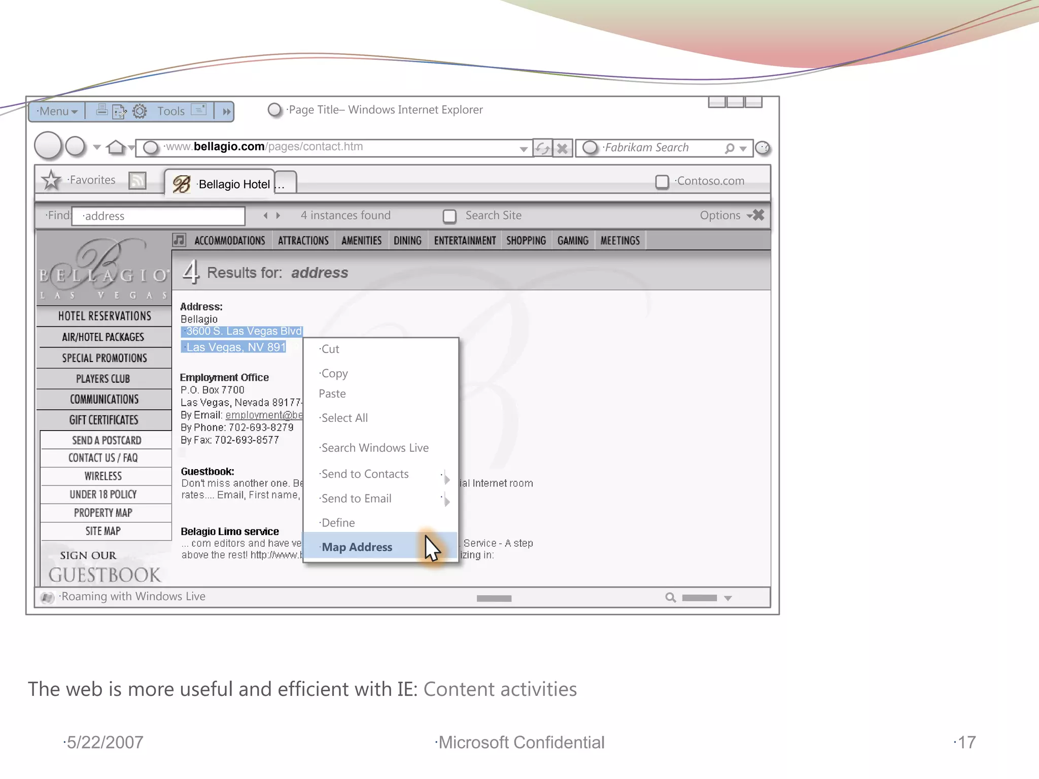 IE8 FireStarter - Keynote - Creating Value with IE8