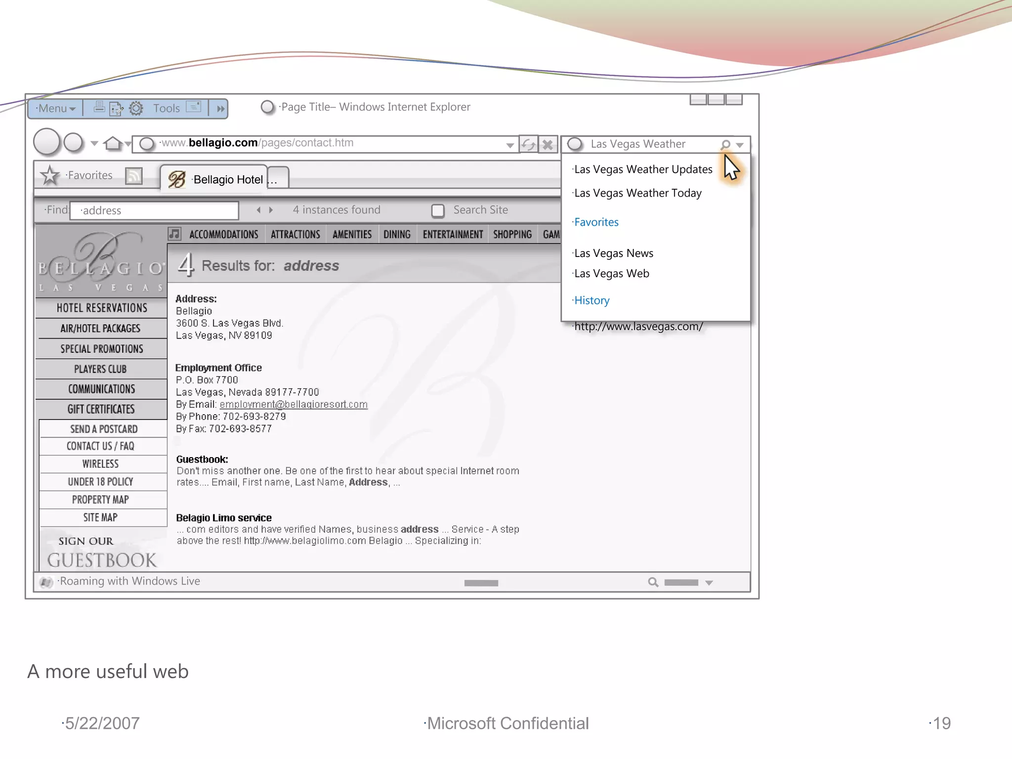 IE8 FireStarter - Keynote - Creating Value with IE8