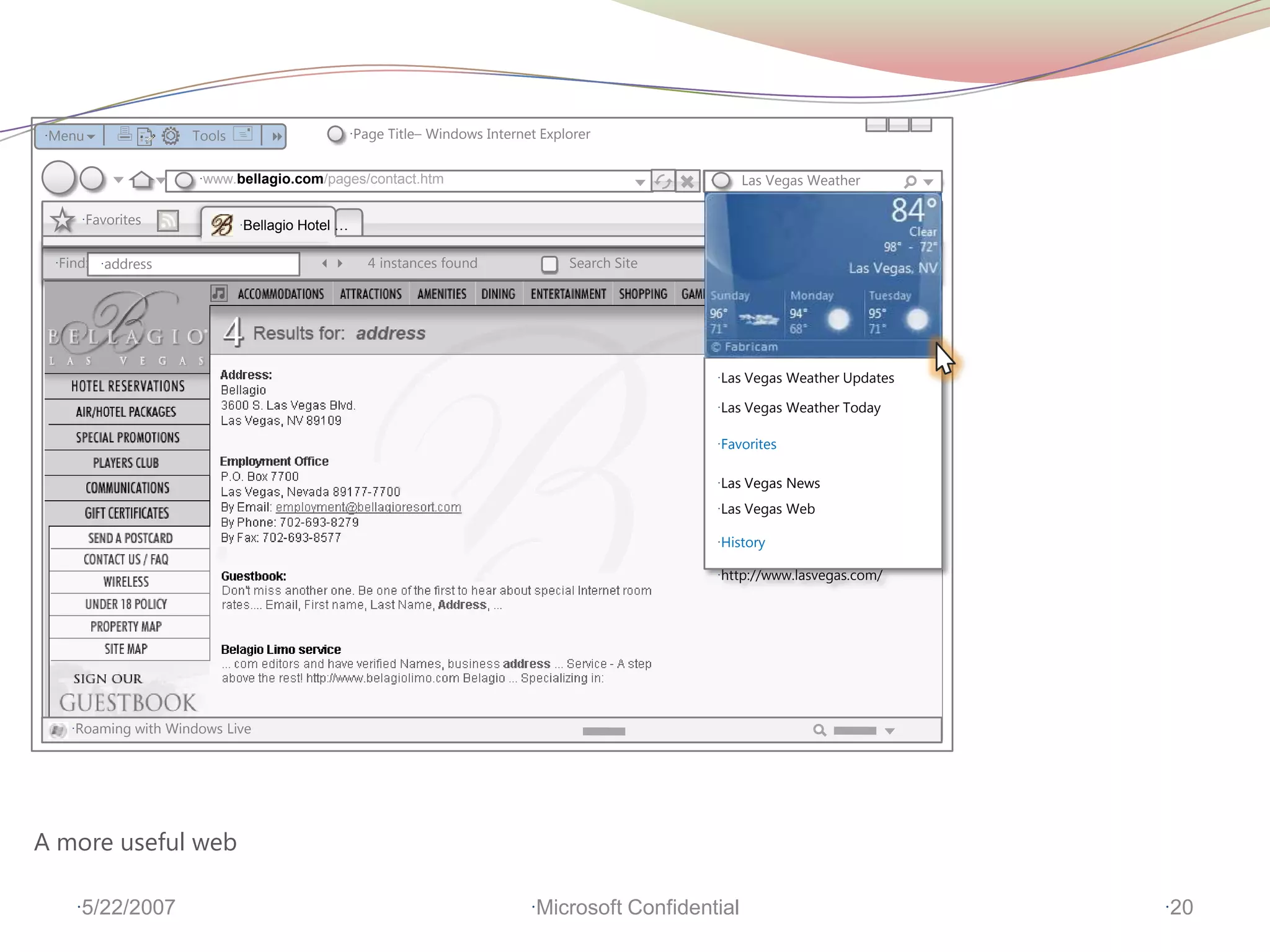 IE8 FireStarter - Keynote - Creating Value with IE8