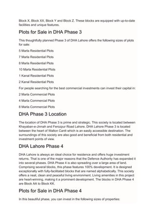 DHA Lahore | PDF