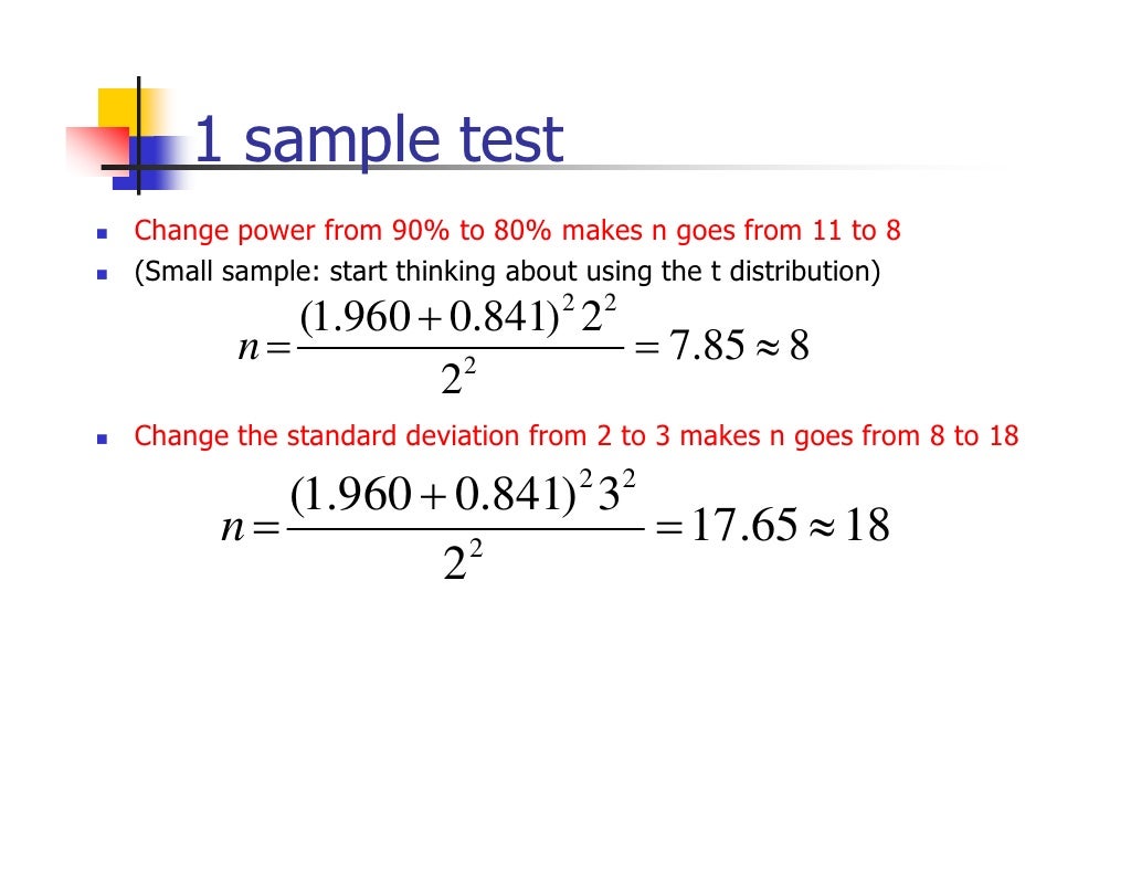 Power Analysis and Sample Size Determination