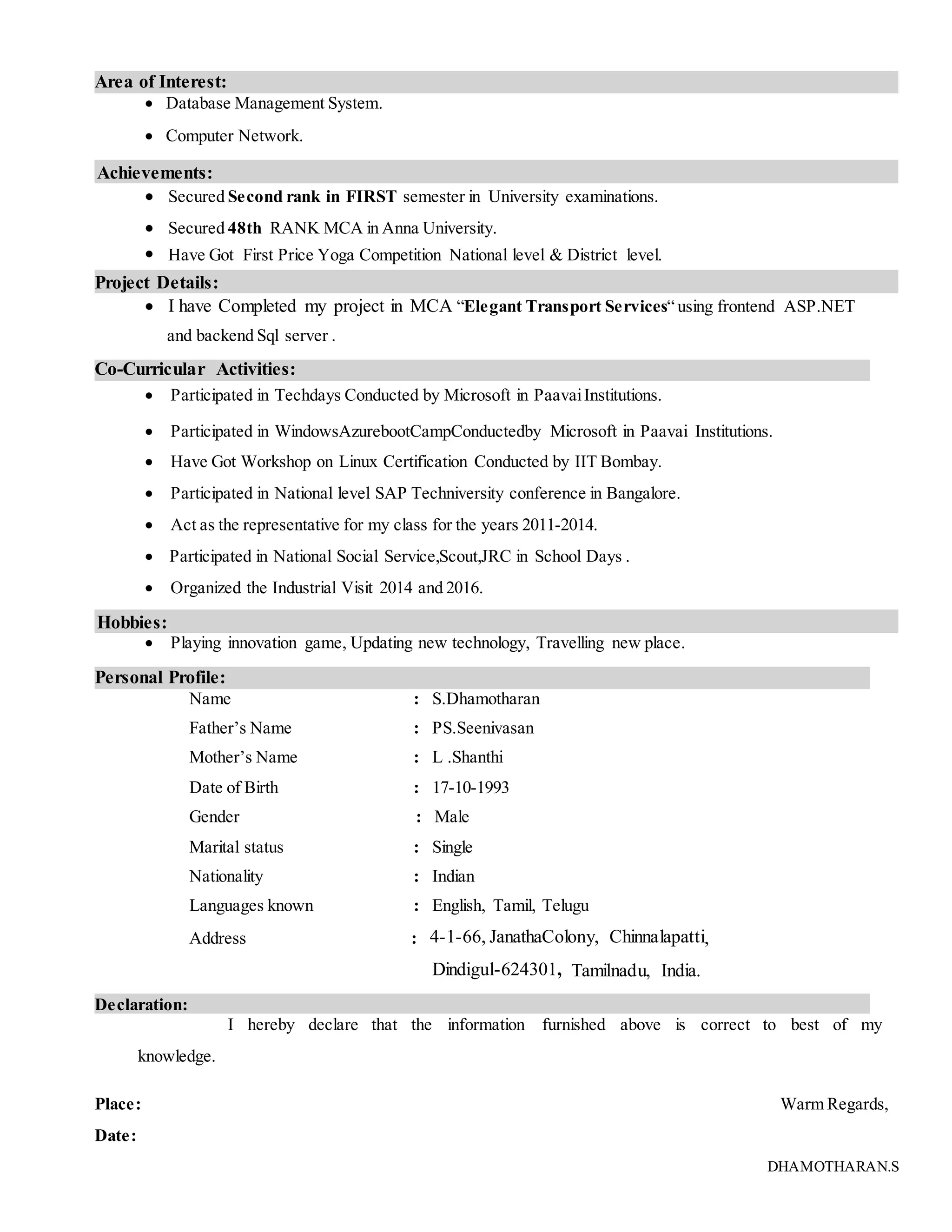 Dhamotharan dba pdf