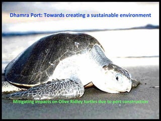 Dhamra Port: Towards creating a sustainable environment ,[object Object]