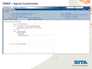 24
OBIEE – Agents functionality
 