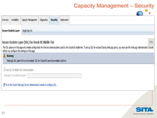 37
Capacity Management – Security
 