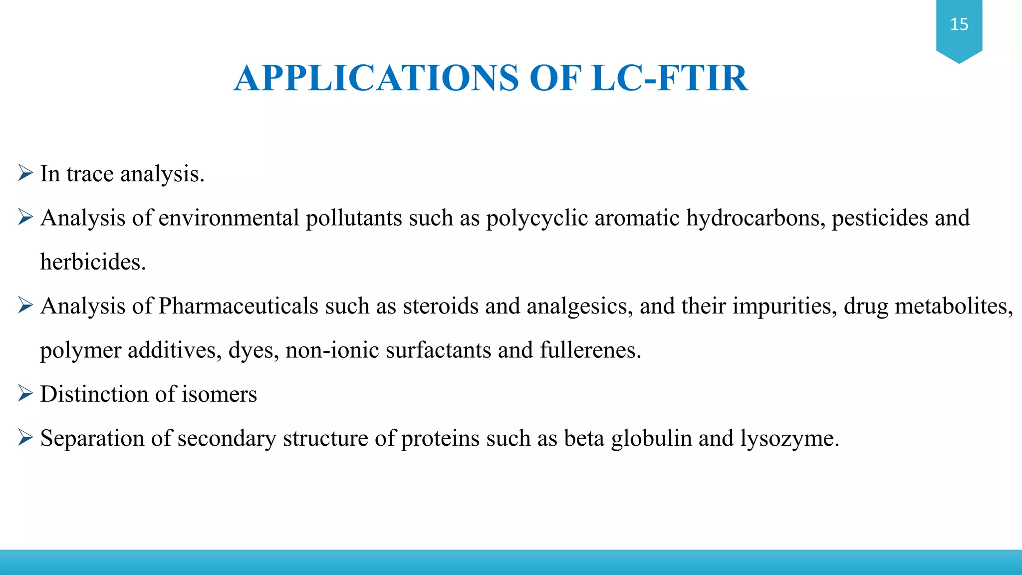 LC-MS LC-FTIR | PPTX