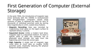 Comprehensive Overview of Generation of Computers: Technology ...