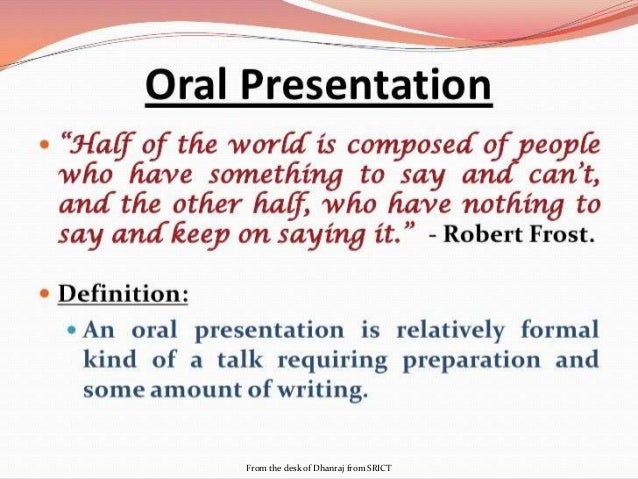 any presentation purpose
