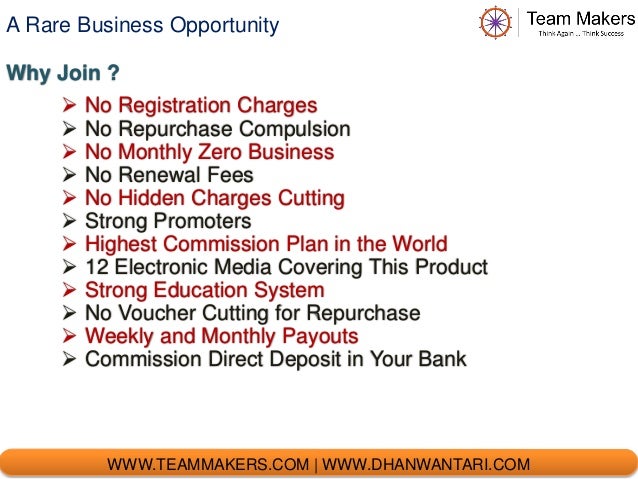 Dhanwantari business plan 2019 image