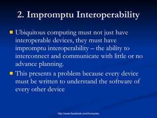 Impromptu Software Introduction to Ubiquitous Computing | PPT