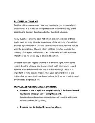 Dharma Imtp Presentation