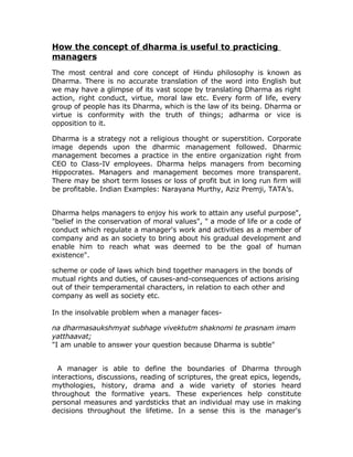 Dharma Imtp Presentation