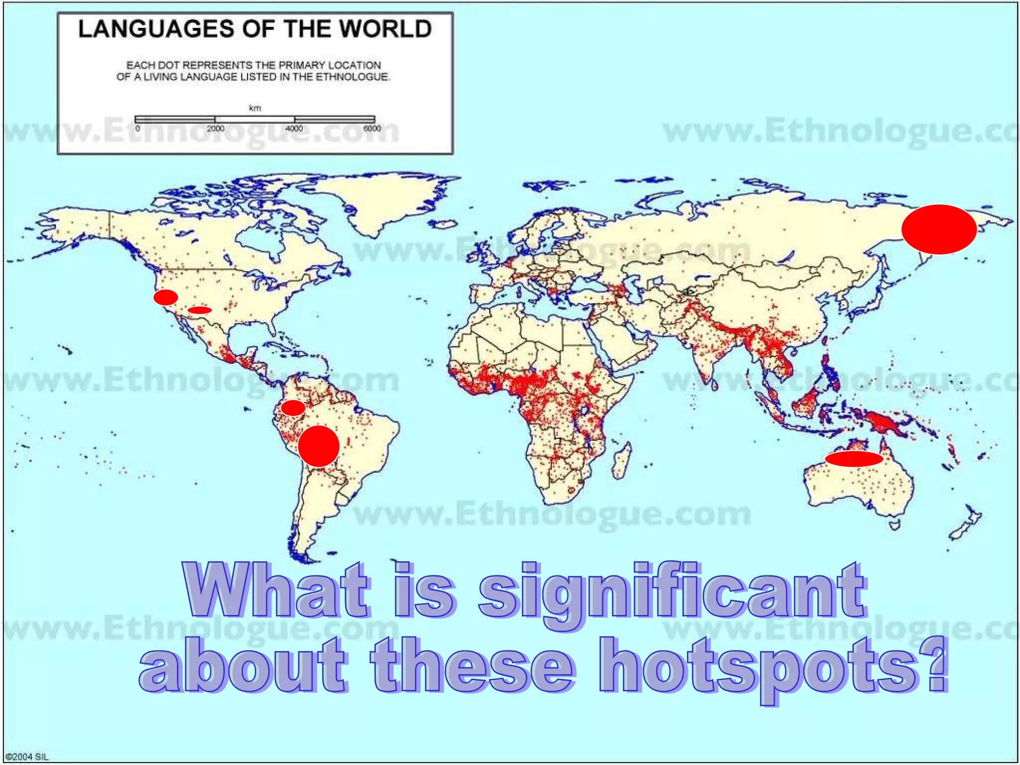 What is significant about these hotspots? 