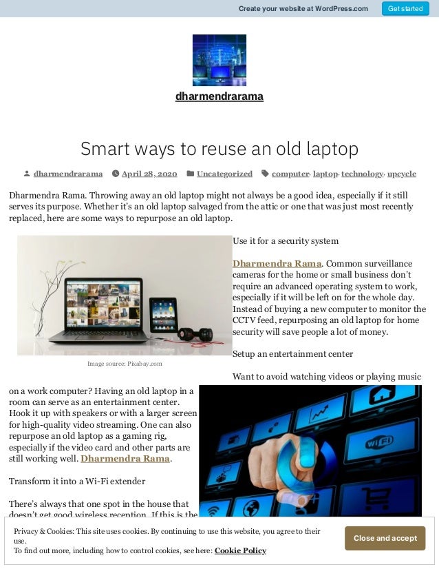 Smart ways to reuse an old laptop