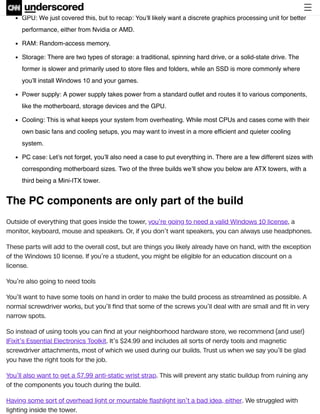How to build a gaming PC — and why you should | PDF