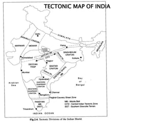 TECTONIC MAP OF INDIA
 