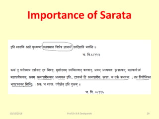 Importance of Sarata
10/10/2018 29Prof.Dr.R.R.Deshpande
 