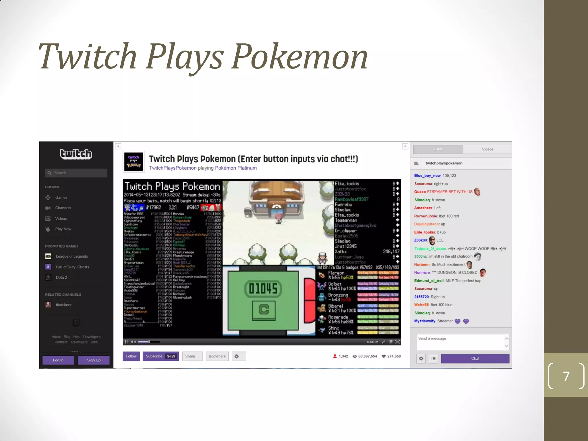 Twitch Plays Pokemon
7
 