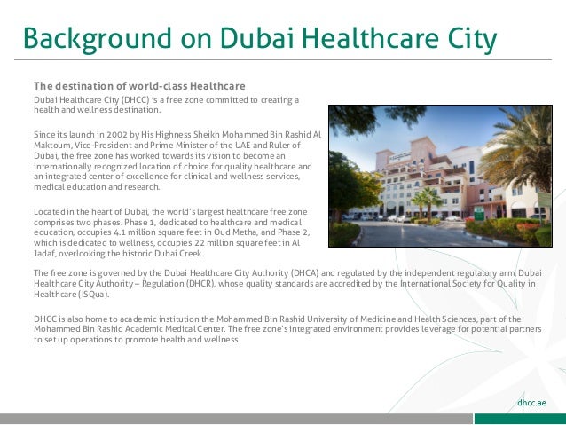 Dubai Healthcare City Website Evolution