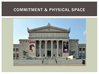 COMMITMENT & PHYSICAL SPACE
 