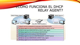 ¿CÓMO FUNCIONA EL DHCP
RELAY AGENT?
