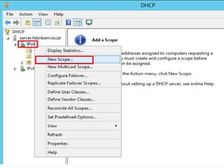 Dhcp windows server 2012