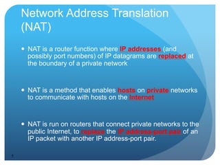 Nat Function DHCP, DNS, NAT.pdf multicasting computer netwrok | PDF
