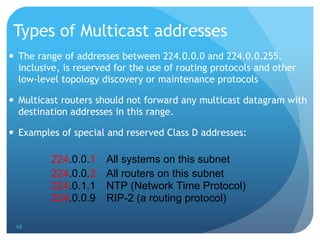 DHCP, DNS, NAT.pdf multicasting computer netwrok | PDF