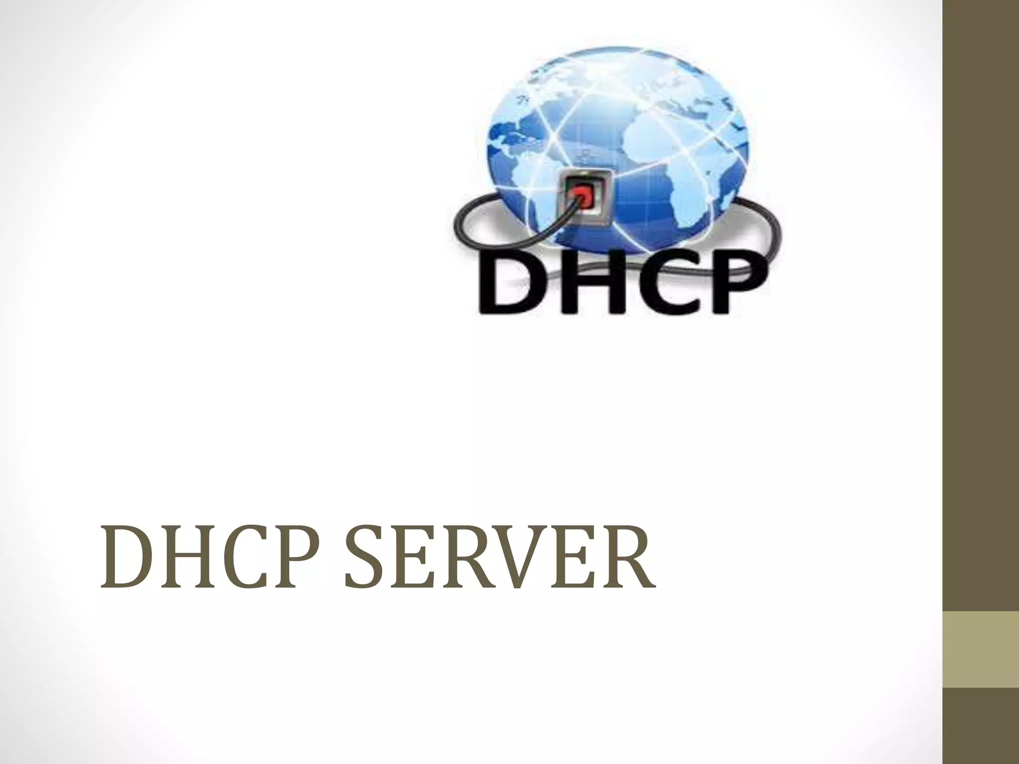 Dhcp server | PPT