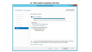 Dhcp server and windows 2012 | PPTX