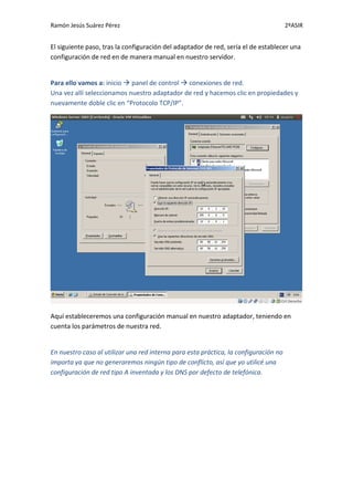 Instalación de servidor DHCP en Windows Server 2003 | PDF