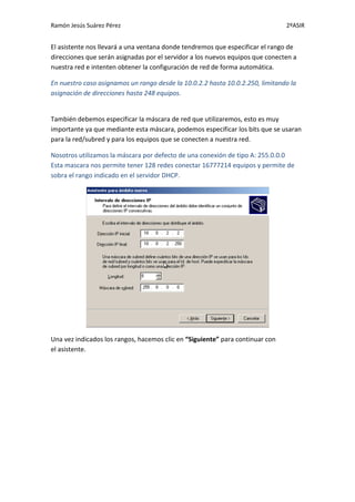 Instalación de servidor DHCP en Windows Server 2003 | PDF