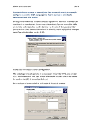 Instalación de servidor DHCP en Windows Server 2003 | PDF