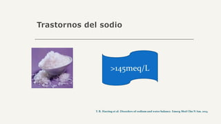 Trastornos del sodio
 