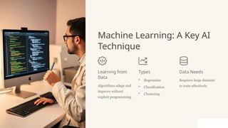 Ppt about machine learning and artificial intelligence | PPTX