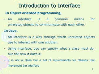 Interface in java By Dheeraj Kumar Singh | PPT