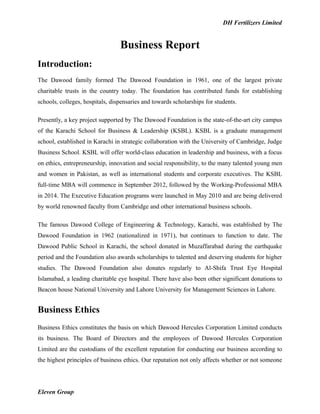 Dh fertilizers limited_business_report | DOC