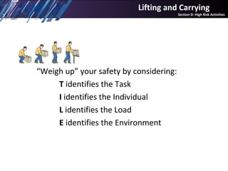 High Risk Activities Drawing D high risk activities (1) | PPT