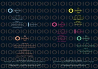 OIOIOIOIOIOIOOIOIOIOIOIOIOIOIOIO
OIOIOIOIOIOIOOIOIOIOIOIOIOIOIOIO
OIOIOIOIOIOIOOIOIOIOIOIOIOIOIOIO
OIOIOIOIOIOIOOIOIOIOIOIOIOIOIO
OIOIOIOIOIOIOOIOIOIOIOIOIOIOIOIO
OIOIOIOIOIOIOOIOIOIOIOIOIOIOIOIO
OIOIOIOIOIOIOOIOIOIOIOIOIOIOIOIO
OIOIOIOIOIOIOOIOIOIOIOIOIOIOIOIO
OIOIOIOIOIOIOOIOIOIOIOIOIOIOIOIO
OIOIOIOIOIOIOOIOIOIOIOIOIOIOIOIO
Les résultats seront documentés
dans des billets de blogs publics, sur twitter, et dans des compte-rendus communs sur
etherpad. Par ailleurs, des mini-vidéos (brèves interviews des participant(e)s) seront
réalisées chaque jour et mise à disposition après édition via le portail LISA et dans le
cadre de dariahteach. Les résultats du hackathon seront publiés.
Eine Dokumentation der Ergebnisse
erfolgt öffentlich über Blogbeiträge, Twitter und gemeinsame Protokolle in Etherpads.
Täglich werden die Teilnehmenden außerdem in Mini-Kurzvideos interviewt, die über
das Portal L.I.S.A. und über dariahteach zur Verfügung gestellt werden.
Die Ergebnisse des hackathon werden veröffentlicht.
28
septembre
2017
9:30 - 18:00
Diffuser les données/
Daten verbreiten
Experts :
Joachim Schöpfel
(Université Lille),
Maud Medves
(Inria, Grenoble)
Diner/
Gemeinsames
Abendessen
29
septembre
2017
9:30 - 17:00
Réutiliser les données − hackathon/
Daten nachnutzen - hackathon !
Experts :
Maud Medves, Nicolas Larrousse,
Héctor Martinez Alonso
(Inria, Paris)
26
septembre
2017
9:30 - 18:00
Représenter et Présenter les données/
Daten präsentieren und repräsentieren
Experts :
Emmanuelle Morlock,
Lars Wieneke
(C²DH/uni.lu, Luxembourg),
Frank Fischer (Higher School of
Economics, Moscou & DARIAH-EU)
27
septembre
2017
9:30 - 18:00
Analyser les données/
Daten analysieren
Experts :
Frank Fischer,
Lars Wieneke
25
septembre
2017
9:30 - 18:00
Décrire les données/
Daten beschreiben
Experts :
Emmanuelle Morlock
(CNRS/HISOMA, Lyon),
Nicolas Larrousse (CNRS
Huma-Num, Paris)
Diner/
Gemeinsames
Abendessen
 