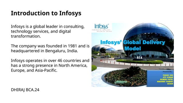 Infosys company of ppt dhiraj kumar. Ppt | PPT