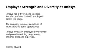 Infosys company of ppt dhiraj kumar. Ppt | PPTX