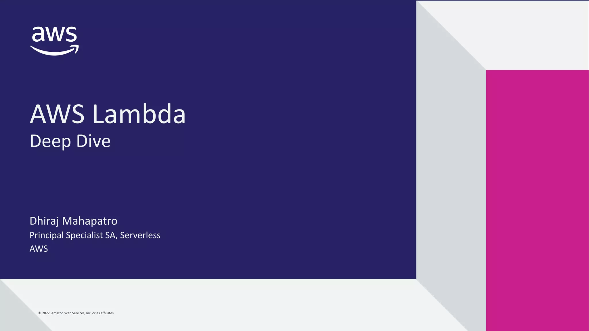 AWS Community Day 2022 Dhiraj Mahapatro_AWS Lambda under the hood _ Best Practices PPT